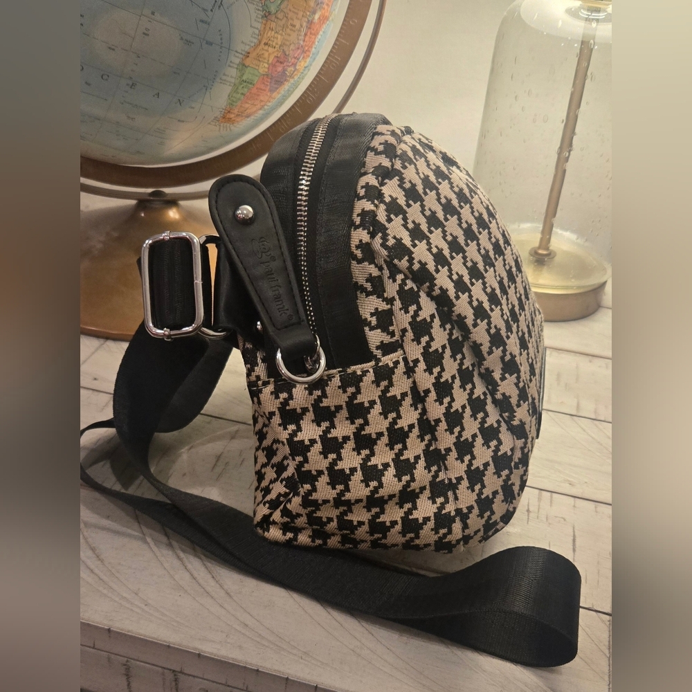Paul Frank: Y2k Style Houndstooth Boho Women's Shoulder Bag.